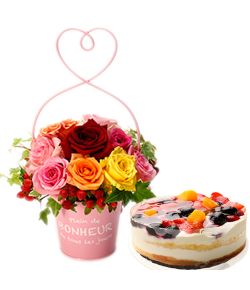 send petit mixed rose and 4 berries torte to japan